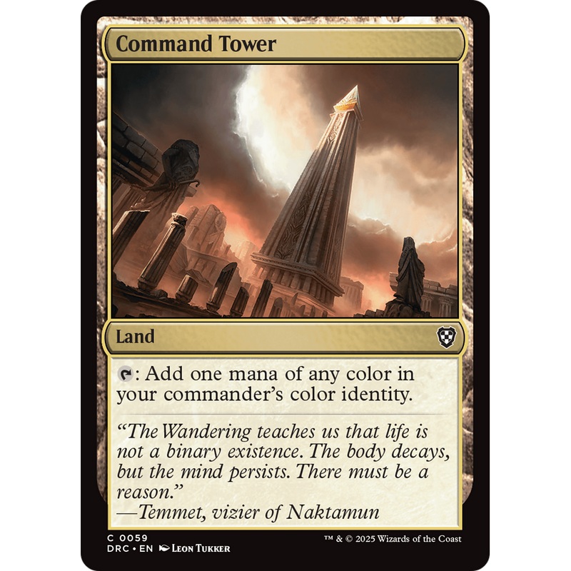 Command Tower (DRC-059) - Commander: Aetherdrift