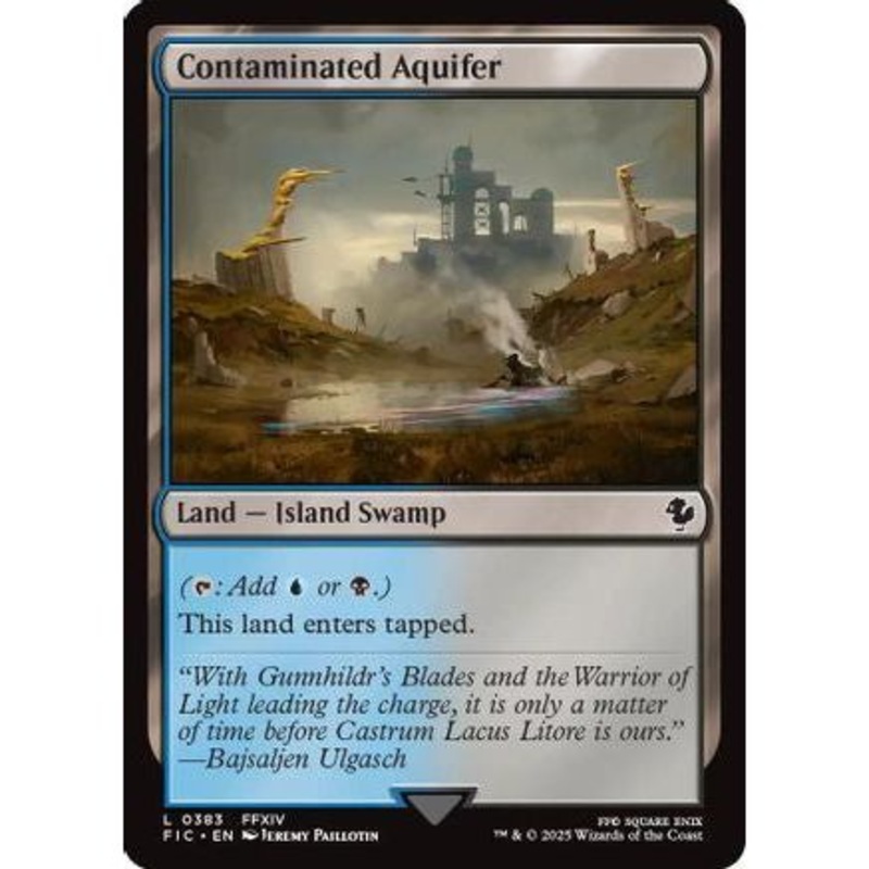 Contaminated Aquifer (Surge Foil) (FIC-383) - Commander: FINAL FANTASY Foil