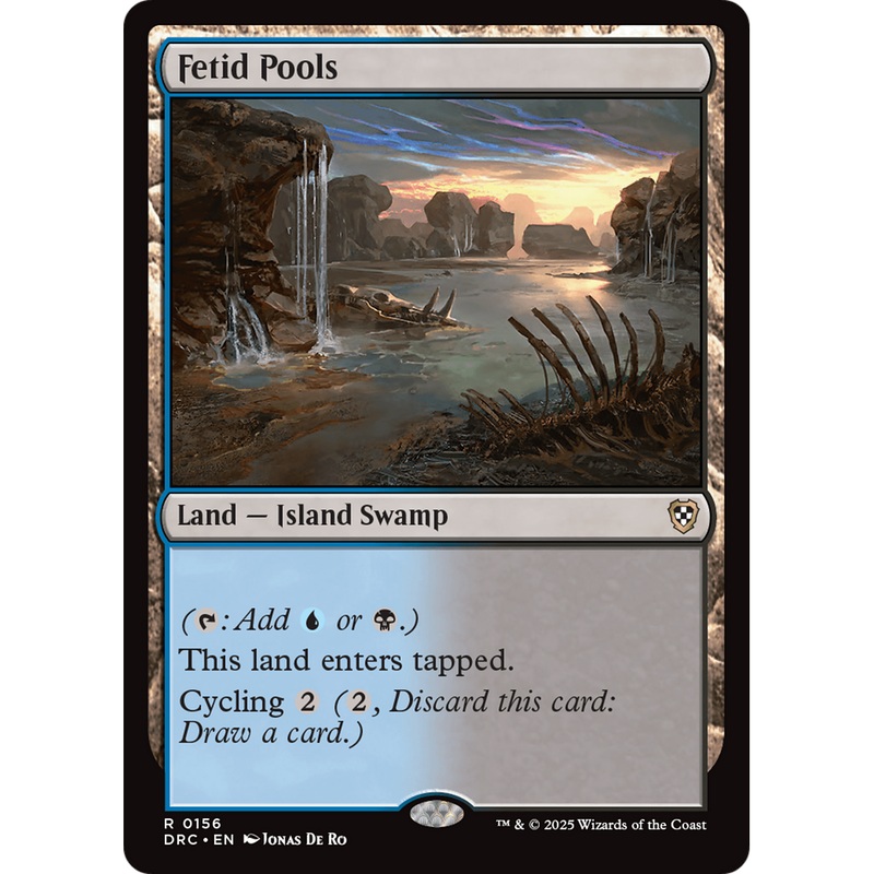 Fetid Pools (DRC-156) - Commander: Aetherdrift Foil
