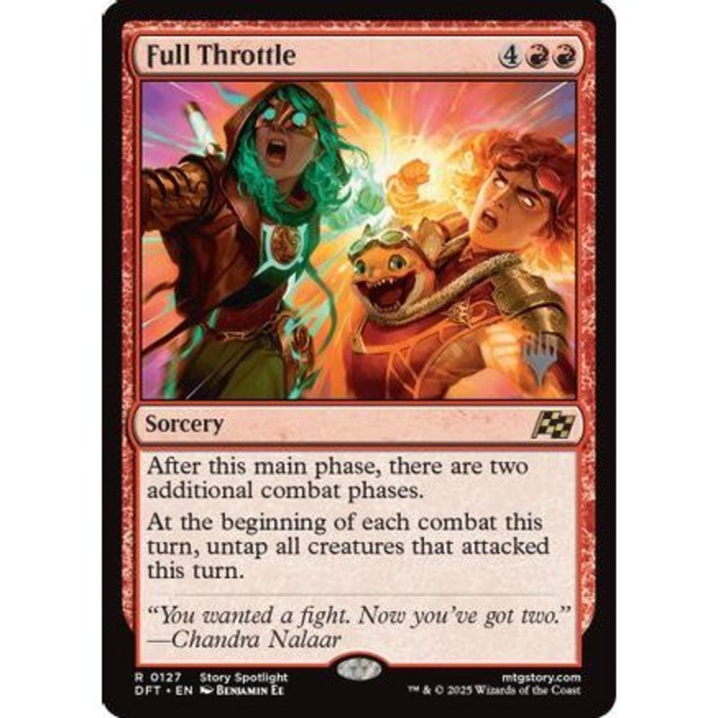 Full Throttle (PPDFT-127) - Promo Pack: Aetherdrift Foil