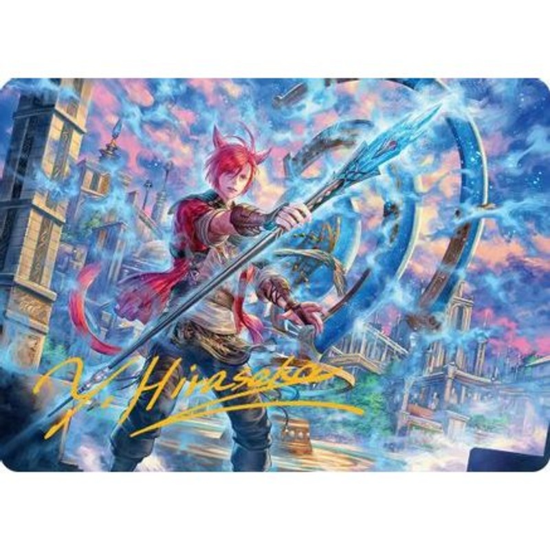 G'raha Tia, Scion Reborn Art Card (19) (Gold-Stamped Signature) (AAFIN-019) - Art Series: FINAL FANTASY