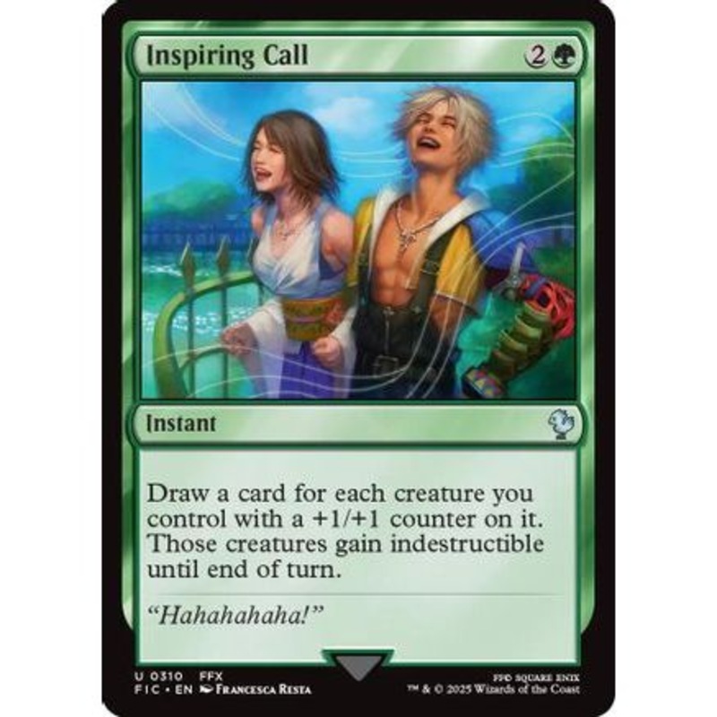 Inspiring Call (Surge Foil) (FIC-310) - Commander: FINAL FANTASY Foil
