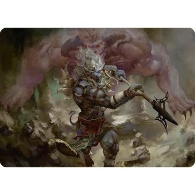 Kimahri, Valiant Guardian Art Card (AAFIN-029) - Art Series: FINAL FANTASY