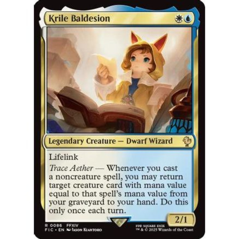 Krile Baldesion (Surge Foil) (FIC-086) - Commander: FINAL FANTASY Foil
