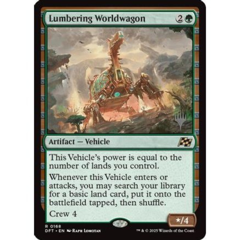 Lumbering Worldwagon (PPDFT-168) - Promo Pack: Aetherdrift Foil