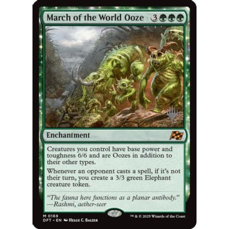 March of the World Ooze (PPDFT-169) - Promo Pack: Aetherdrift Foil