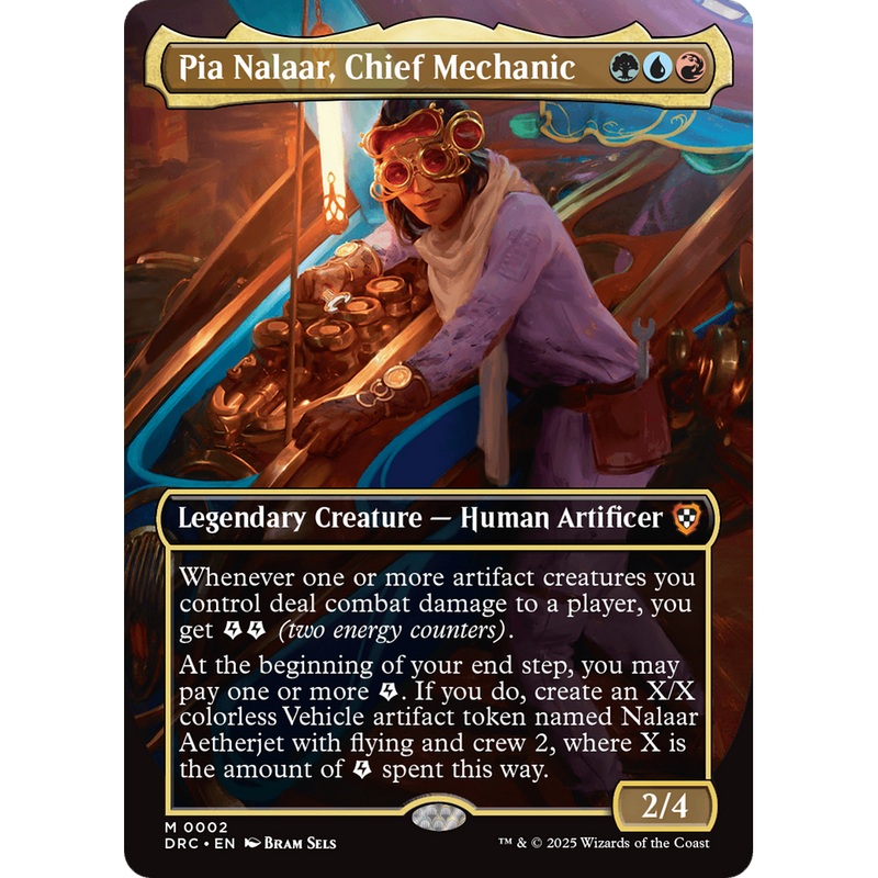 Pia Nalaar, Chief Mechanic (DRC-002) - Commander: Aetherdrift Foil