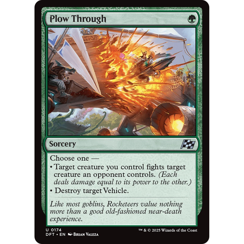 Plow Through (DFT-174) - Aetherdrift Foil