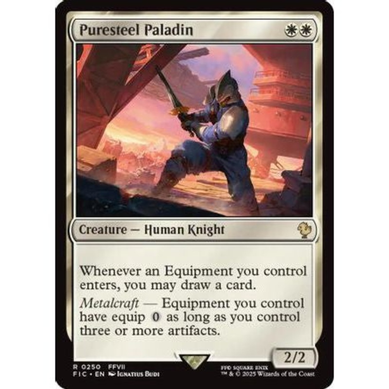 Puresteel Paladin (Surge Foil) (FIC-250) - Commander: FINAL FANTASY Foil