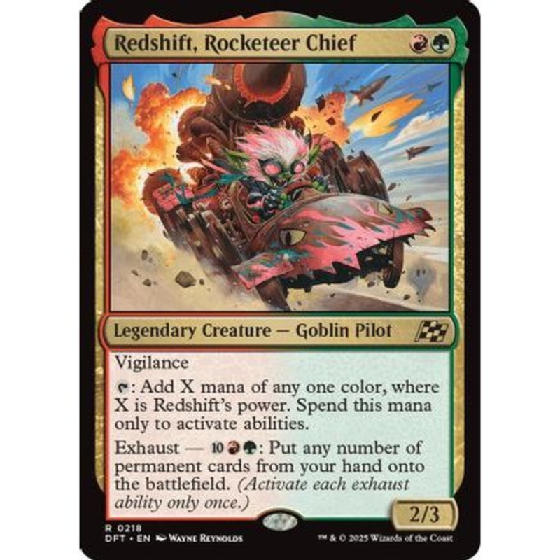 Redshift, Rocketeer Chief (PPDFT-218) - Promo Pack: Aetherdrift Foil