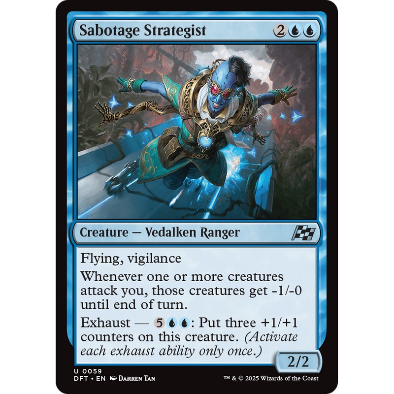 Sabotage Strategist (DFT-059) - Aetherdrift Foil