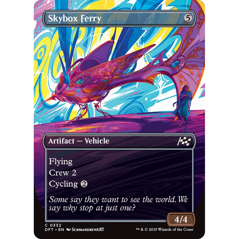 Skybox Ferry (DFT-332) - Aetherdrift (Borderless)