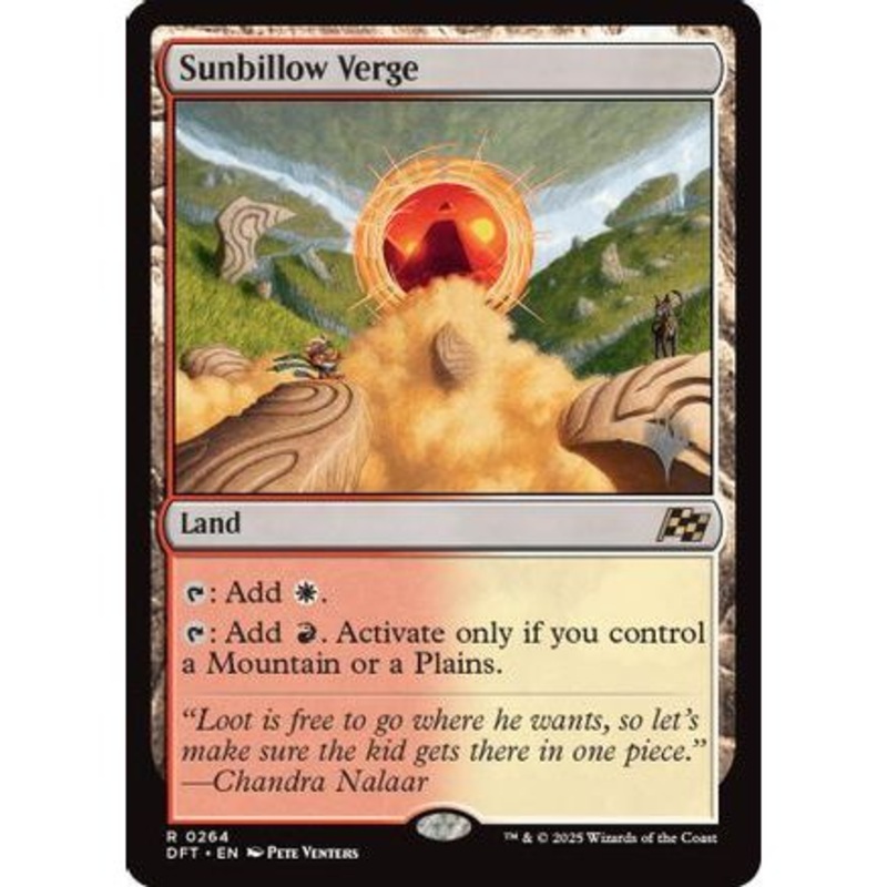 Sunbillow Verge (PPDFT-264) - Promo Pack: Aetherdrift Foil