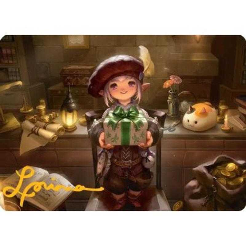 Tataru Taru Art Card (Gold-Stamped Signature) (AAFIN-025) - Art Series: FINAL FANTASY