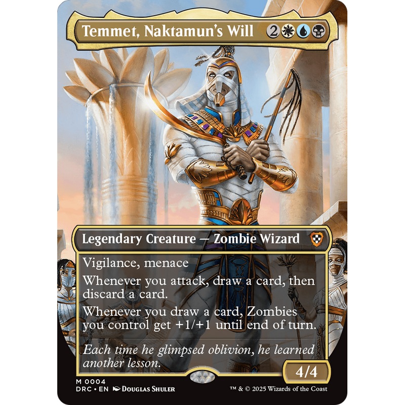 Temmet, Naktamun's Will (DRC-004) - Commander: Aetherdrift
