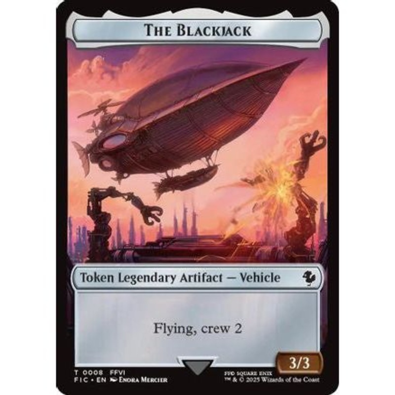 The Blackjack // The Monarch Double-Sided Token (Surge Foil) (FIC-8 // 11) - Commander: FINAL FANTASY Foil