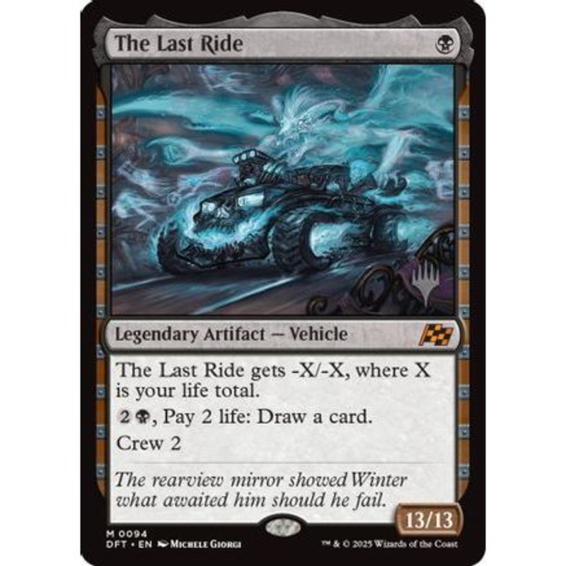 The Last Ride (PPDFT-094) - Promo Pack: Aetherdrift Foil