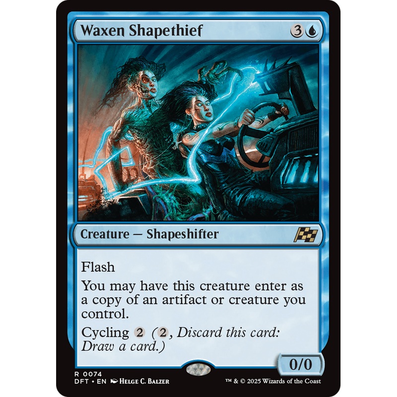 Waxen Shapethief (DFT-074) - Aetherdrift Foil
