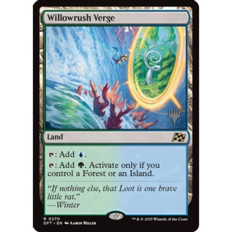 Willowrush Verge (PPDFT-270) - Promo Pack: Aetherdrift Foil