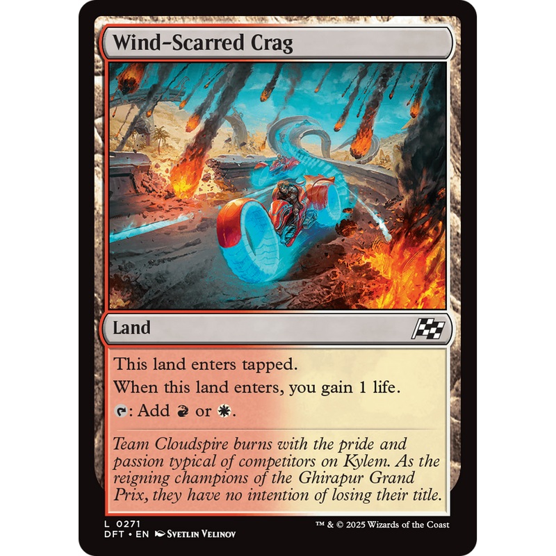 Wind-Scarred Crag (DFT-271) - Aetherdrift Foil