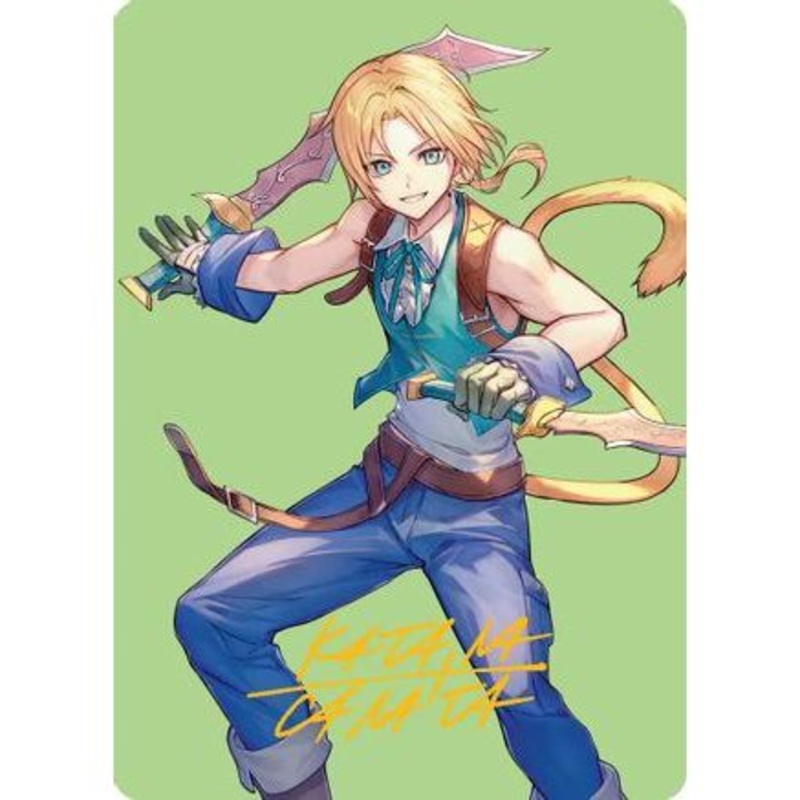 Zidane, Tantalus Thief Art Card (Gold-Stamped Signature) (AAFIN-049) - Art Series: FINAL FANTASY