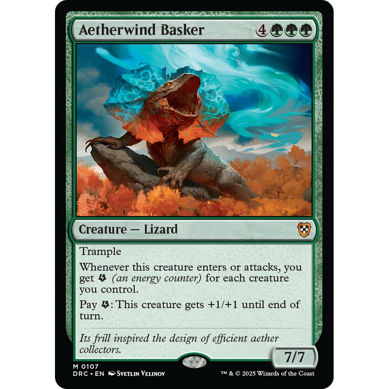 Aetherwind Basker (DRC-107) - Commander: Aetherdrift Foil