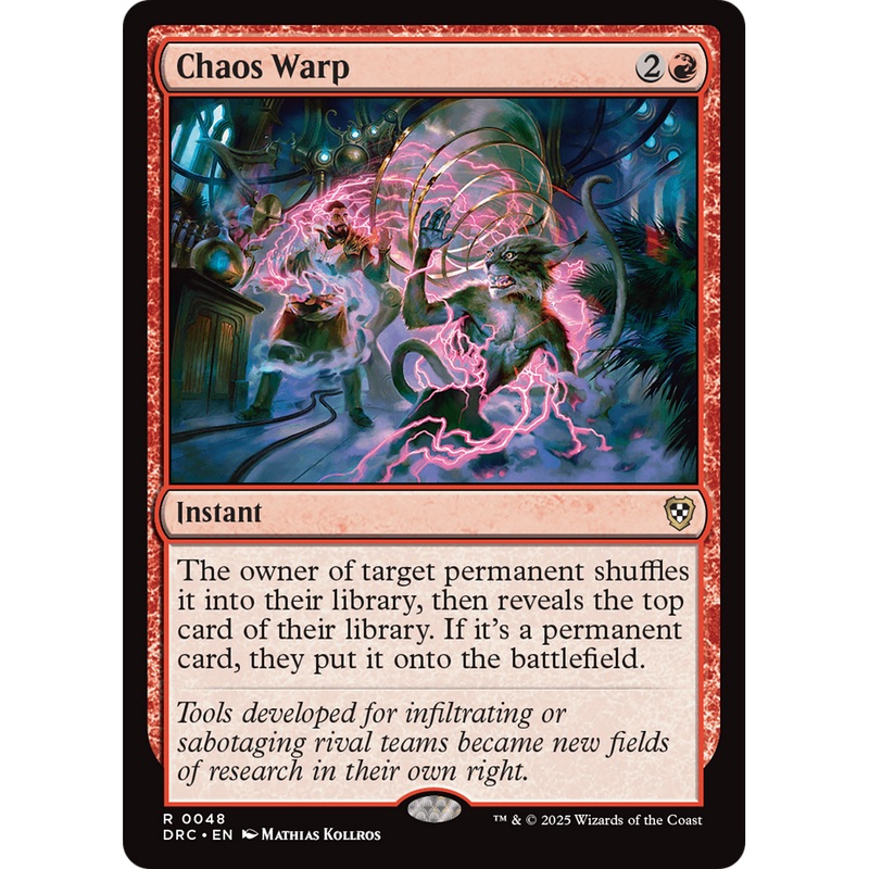 Chaos Warp (DRC-048) - Commander: Aetherdrift