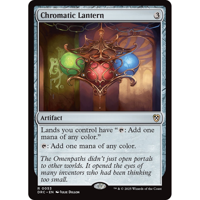 Chromatic Lantern (DRC-053) - Commander: Aetherdrift Foil