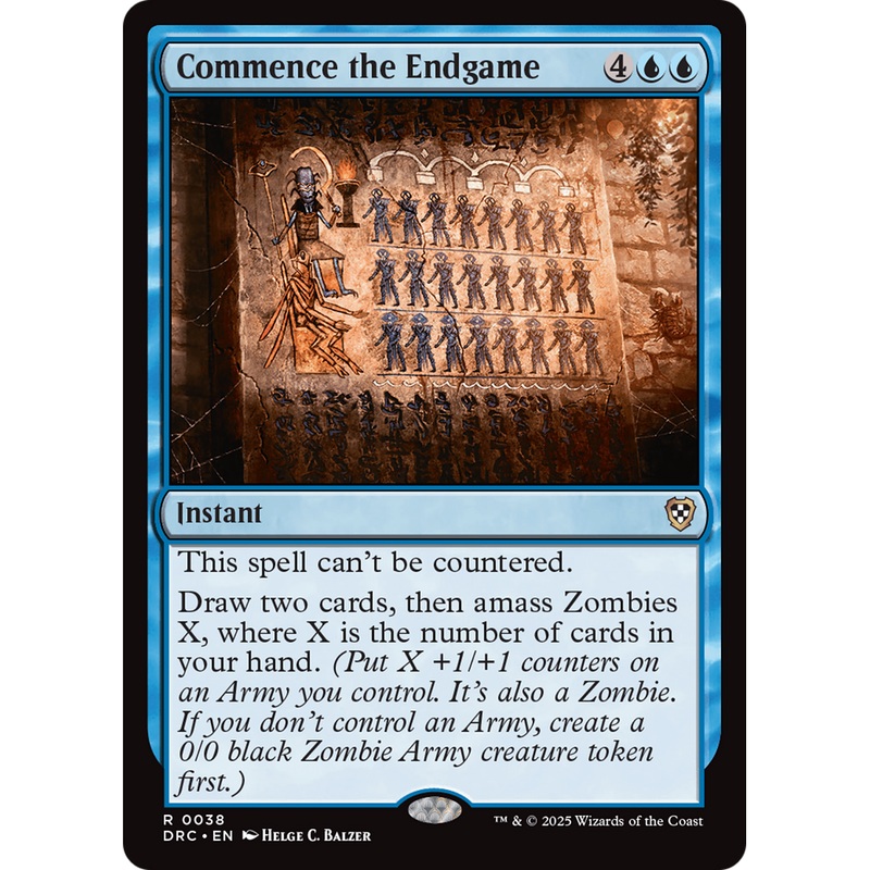 Commence the Endgame (DRC-038) - Commander: Aetherdrift