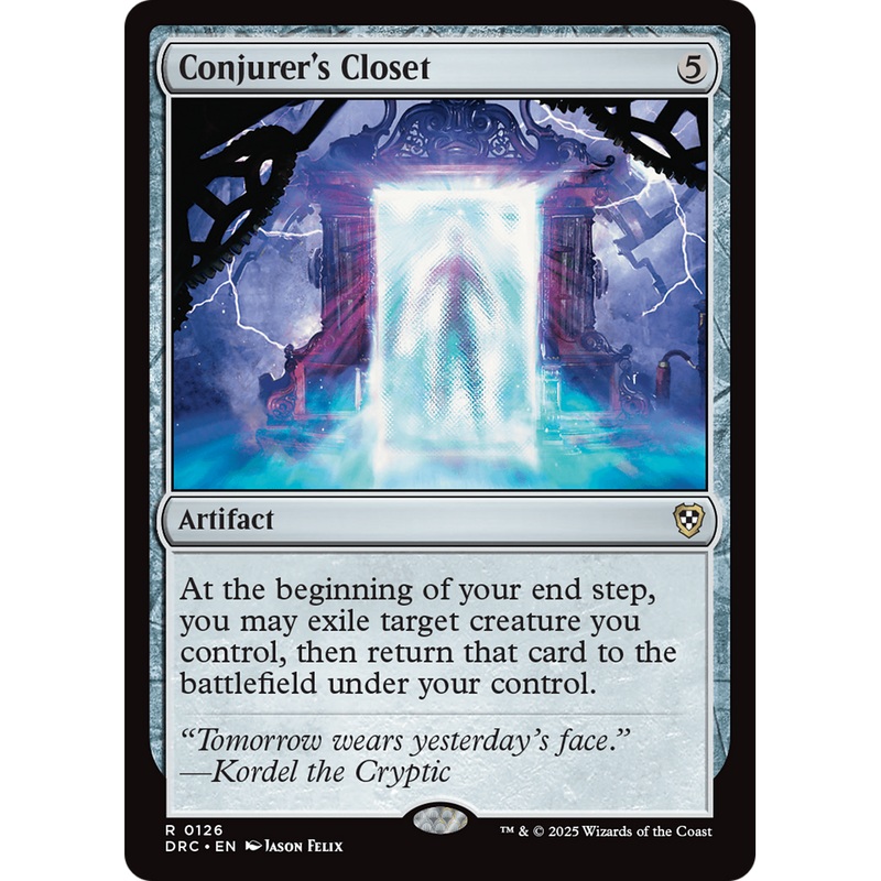 Conjurer's Closet (DRC-126) - Commander: Aetherdrift Foil