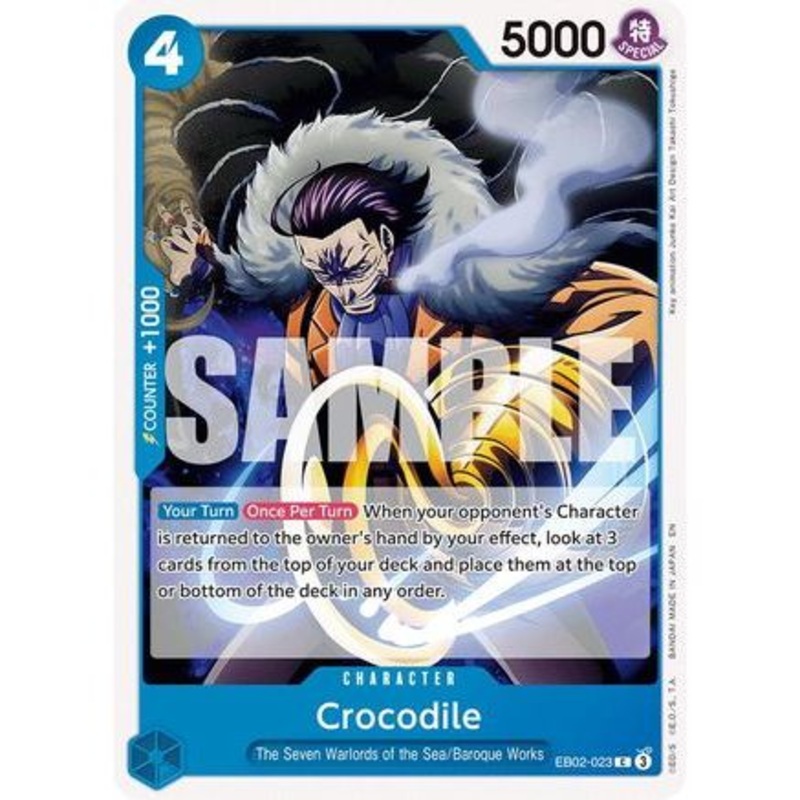 Crocodile (EB02-023) - Extra Booster: Anime 25th Collection