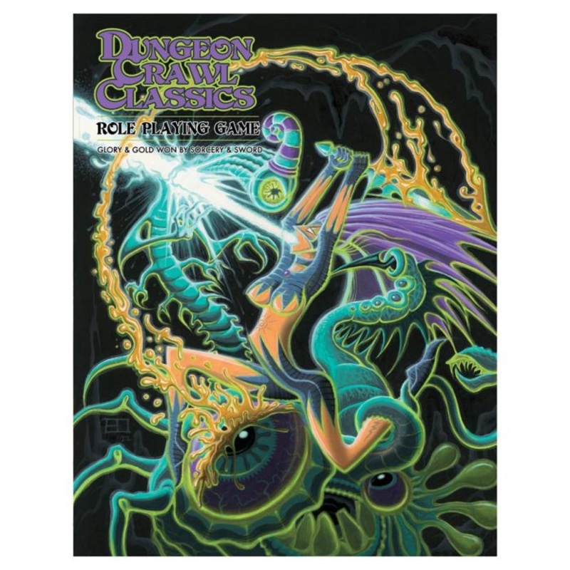 Dungeon Crawl Classics RPG: Core Rulebook - Erol Otus Cover