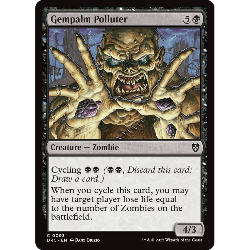 Gempalm Polluter (DRC-093) - Commander: Aetherdrift Foil