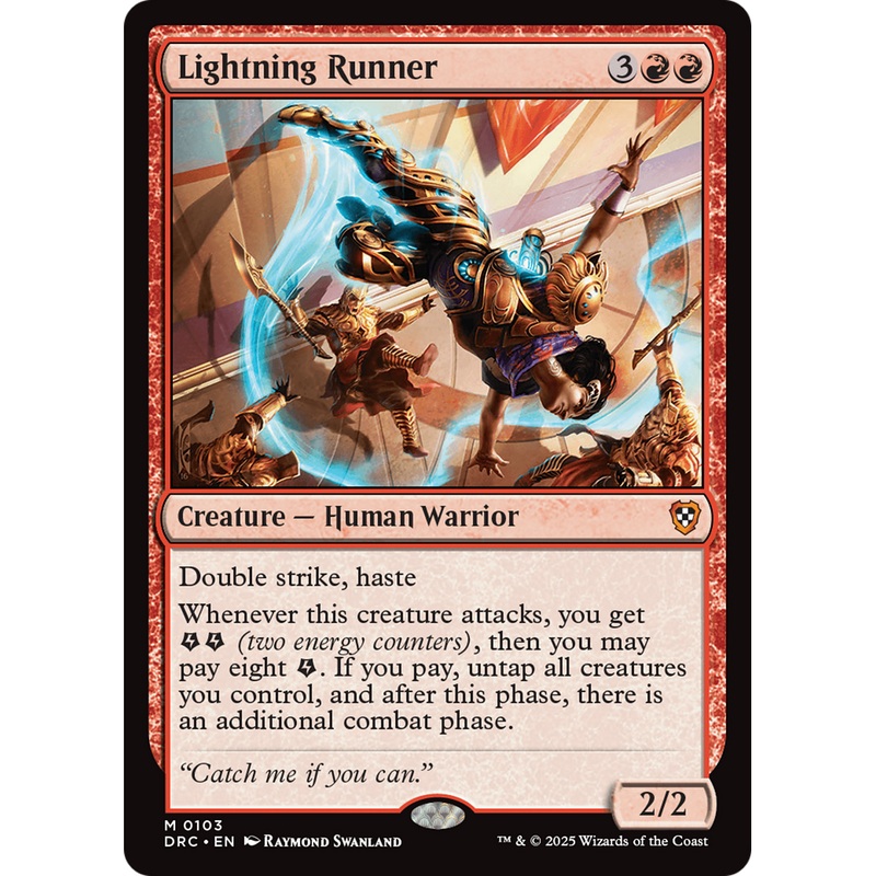 Lightning Runner (DRC-103) - Commander: Aetherdrift Foil