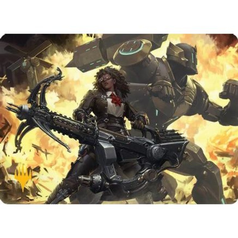 Machinist's Arsenal Art Card (Gold-Stamped Planeswalker Symbol) (AAFIN-002) - Art Series: FINAL FANTASY