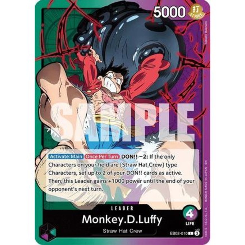 Monkey.D.Luffy (010) (EB02-010) - Extra Booster: Anime 25th Collection