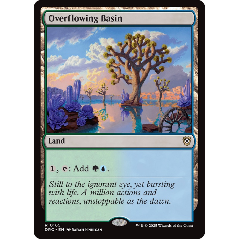 Overflowing Basin (DRC-165) - Commander: Aetherdrift Foil