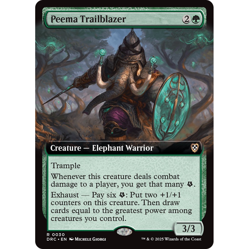Peema Trailblazer (DRC-030) - Commander: Aetherdrift: (Extended Art) Foil