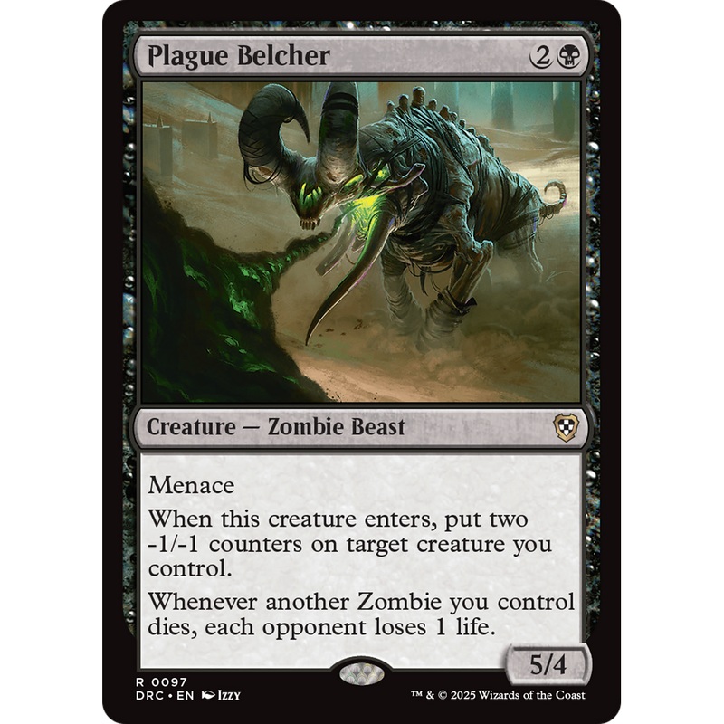 Plague Belcher (DRC-097) - Commander: Aetherdrift Foil