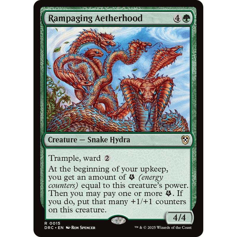 Rampaging Aetherhood (DRC-015) - Commander: Aetherdrift