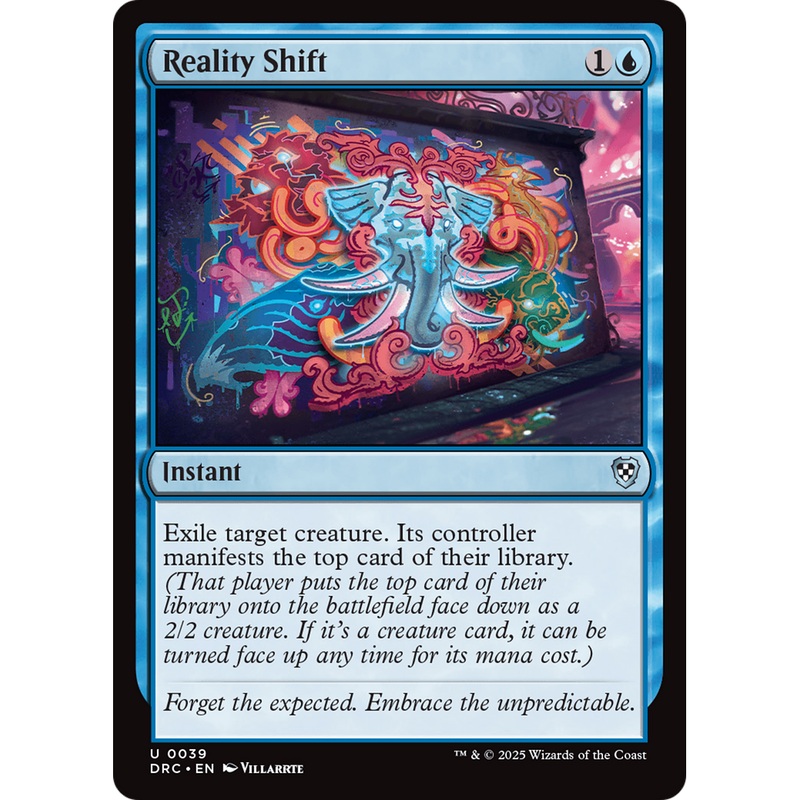Reality Shift (DRC-039) - Commander: Aetherdrift Foil