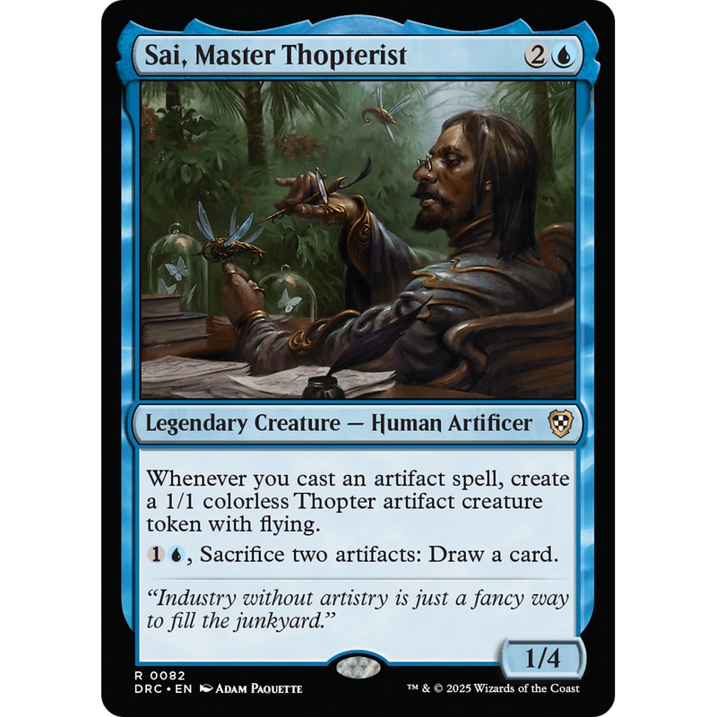 Sai, Master Thopterist (DRC-082) - Commander: Aetherdrift