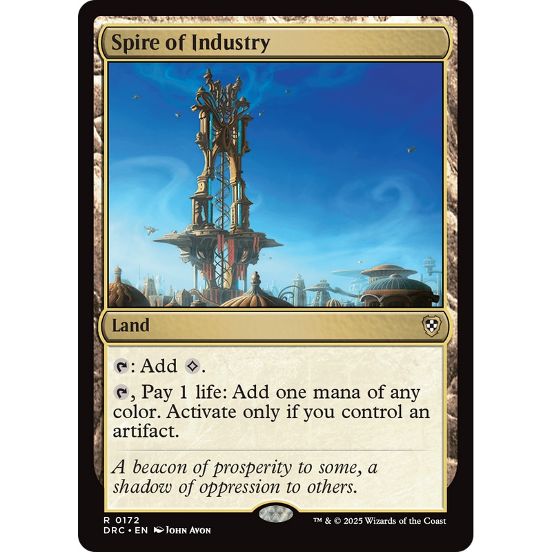 Spire of Industry (DRC-172) - Commander: Aetherdrift