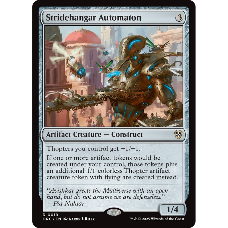 Stridehangar Automaton (DRC-019) - Commander: Aetherdrift Foil