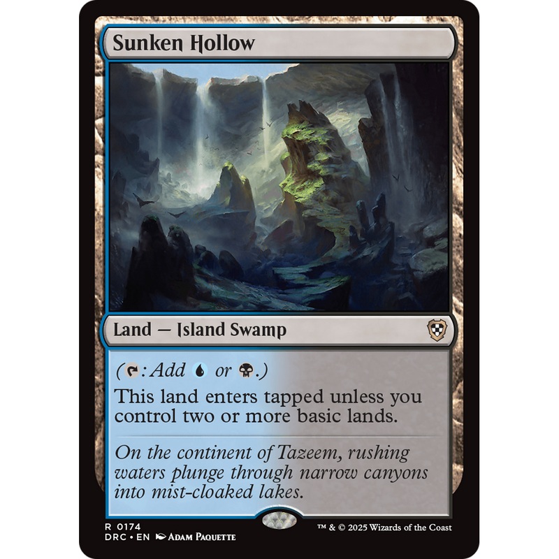 Sunken Hollow (DRC-174) - Commander: Aetherdrift