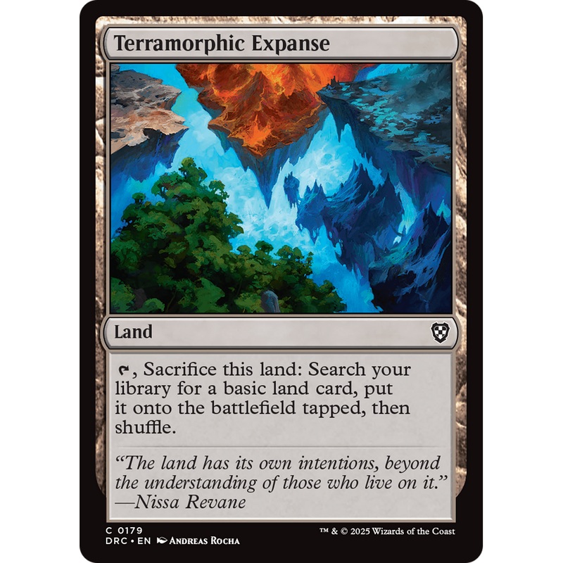 Terramorphic Expanse (DRC-179) - Commander: Aetherdrift Foil