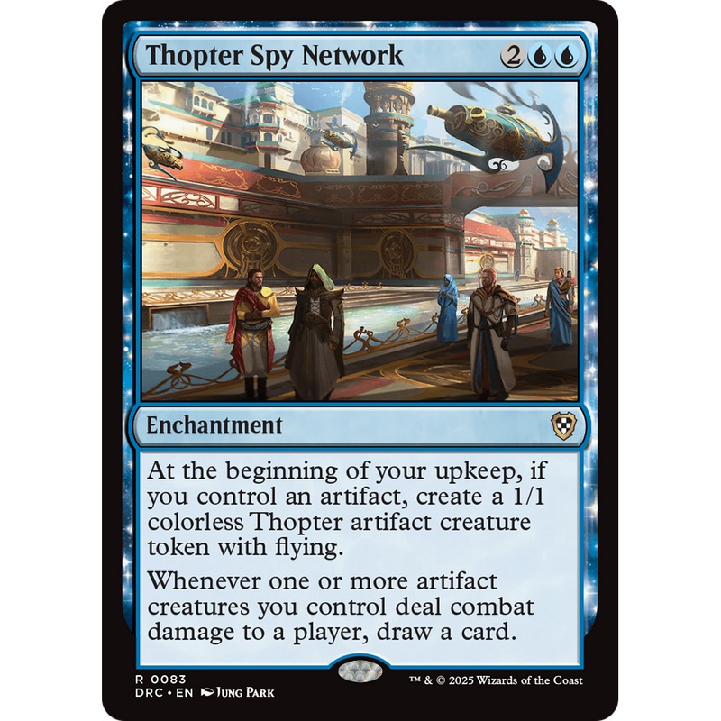 Thopter Spy Network (DRC-083) - Commander: Aetherdrift: (enchantment)