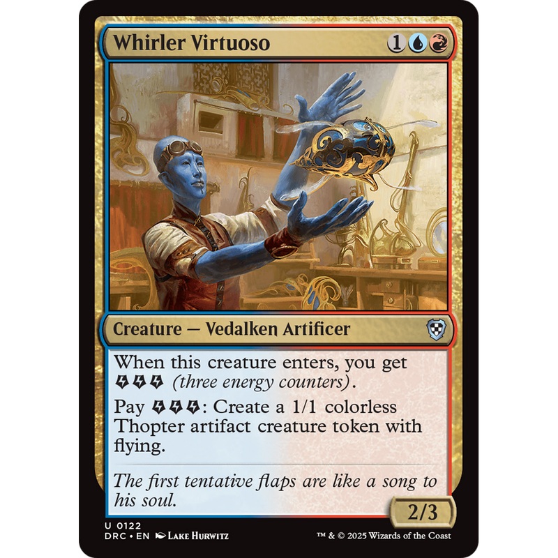Whirler Virtuoso (DRC-122) - Commander: Aetherdrift Foil
