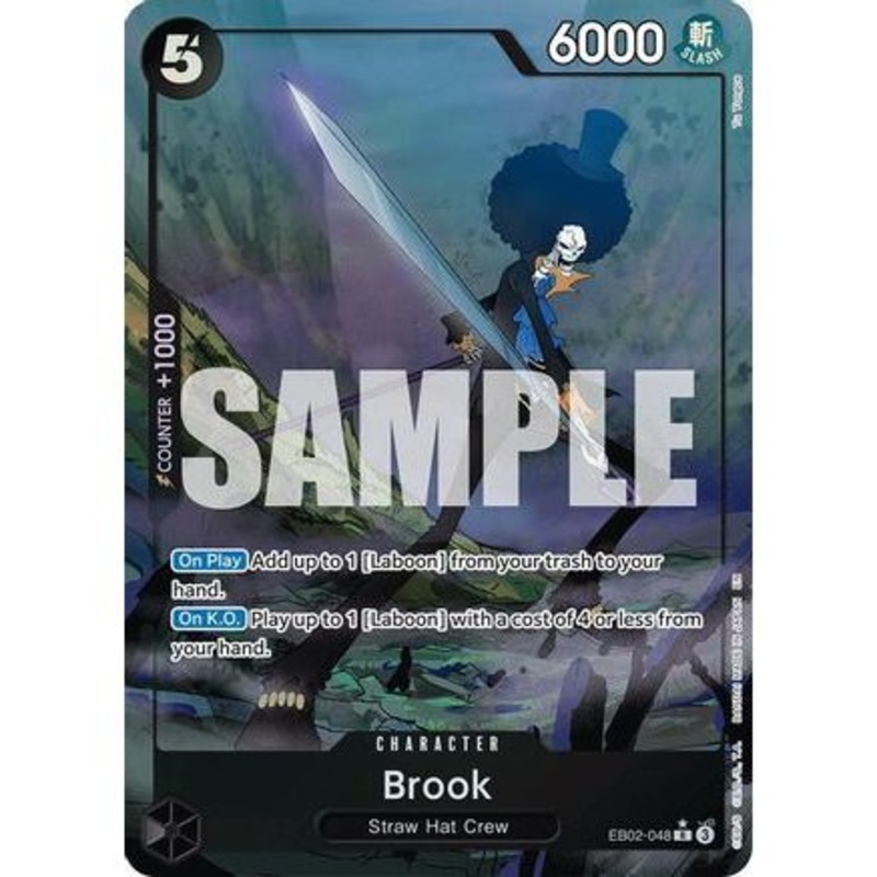 Brook (Alternate Art) (EB02-048) - Extra Booster: Anime 25th Collection Foil