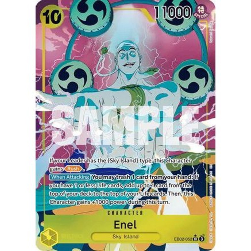 Enel (Alternate Art) (EB02-052) - Extra Booster: Anime 25th Collection Foil